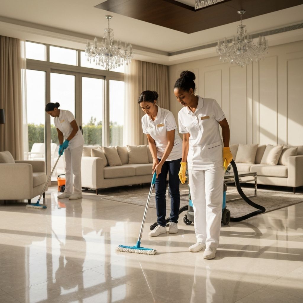 خدمات التنظيف الاحترافية