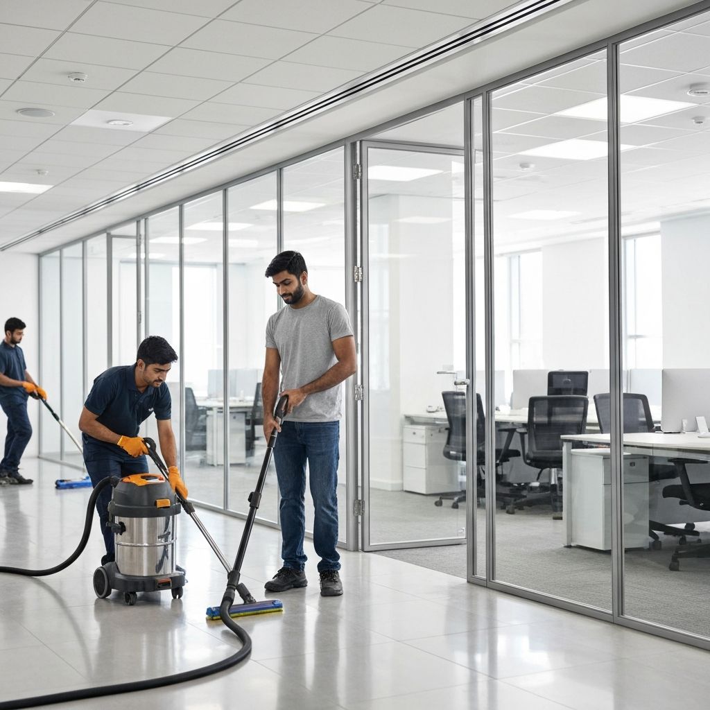 تنظيف المكاتب